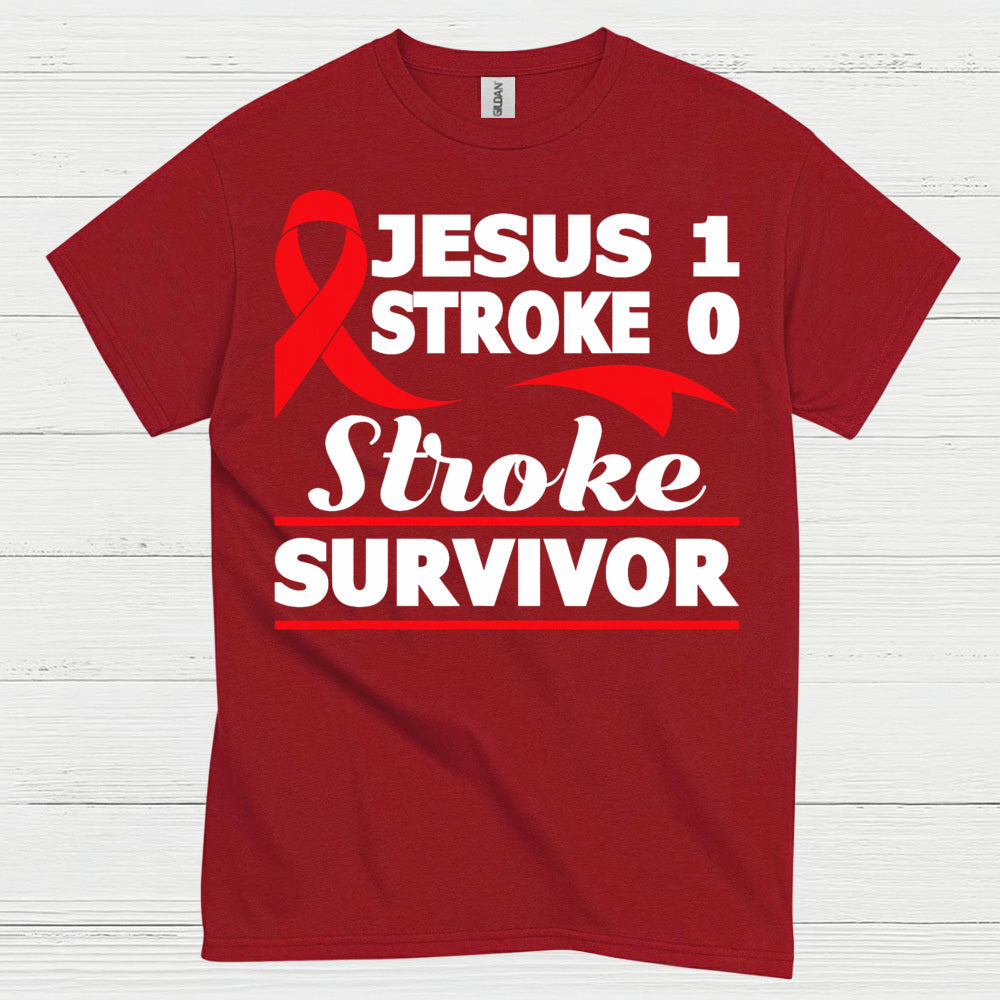 Jesus Stroke Survivor Faith Strength T Shirt