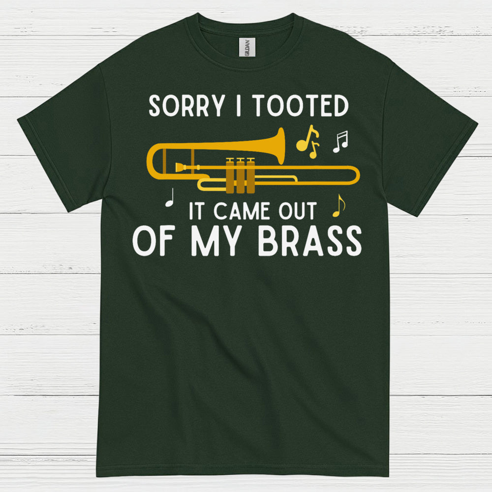 Sorry I Tooted Trombone Funny T Shirt