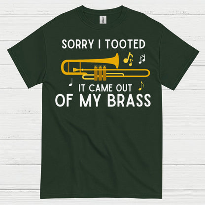 Sorry I Tooted Trombone Funny T Shirt