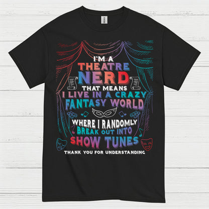 Theatre Nerd Fantasy World T Shirt