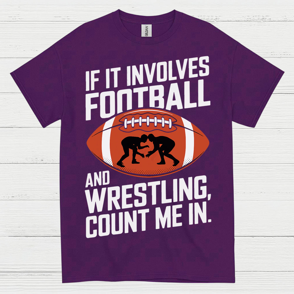 Football Wrestling Fan Pride T Shirt