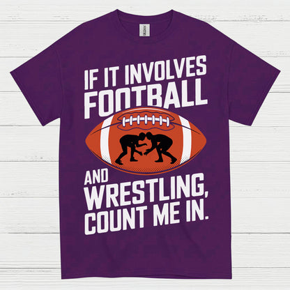 Football Wrestling Fan Pride T Shirt