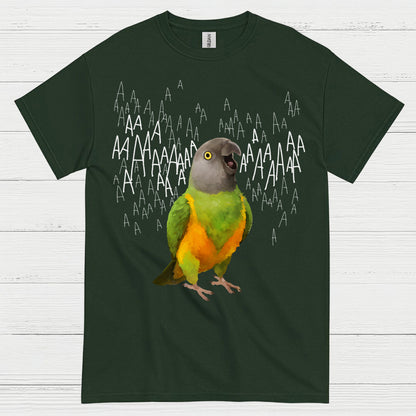 Screaming Parrot Funny T Shirt
