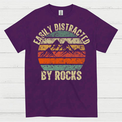 Easily Distracted By Rocks Geology T Shirt