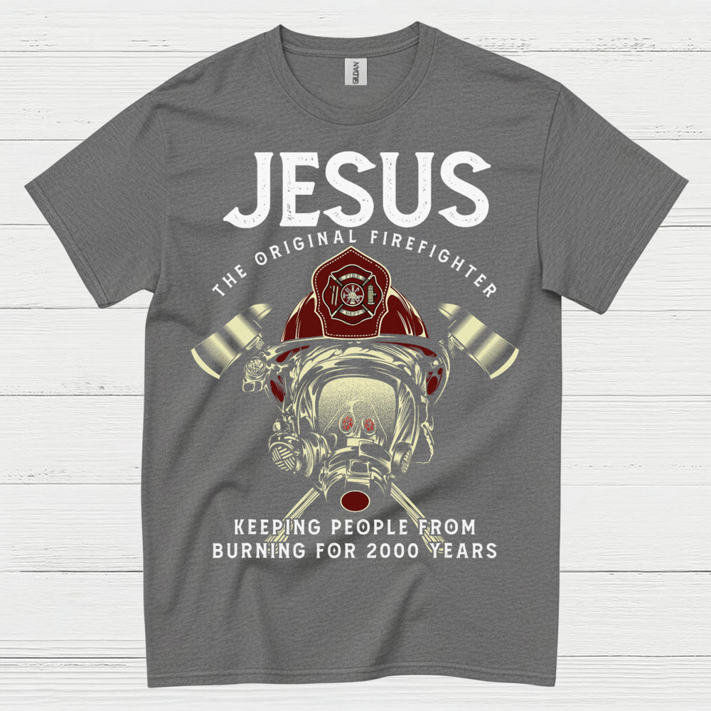Jesus Saves Firefighters Serve T-Shirt