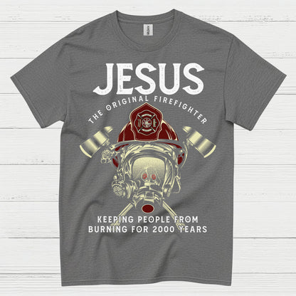 Jesus Saves Firefighters Serve T-Shirt