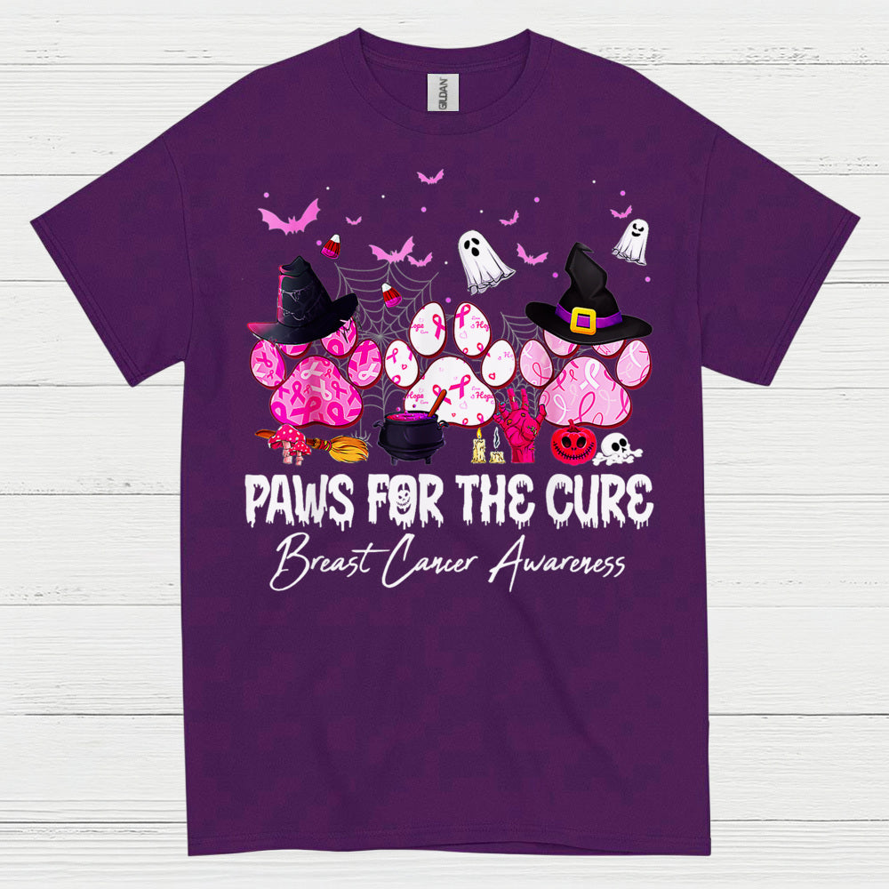 Paws For The Cure Breast Cancer T Shirt