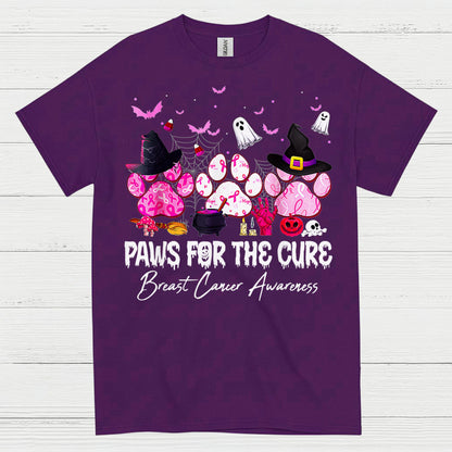 Paws For The Cure Breast Cancer T Shirt