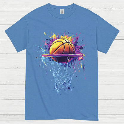 Color Splash Basketball Hoop T Shirt