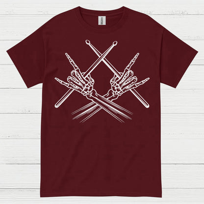 Skeleton Drummer T Shirt