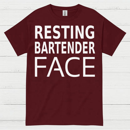 Resting Bartender Face Humor T Shirt