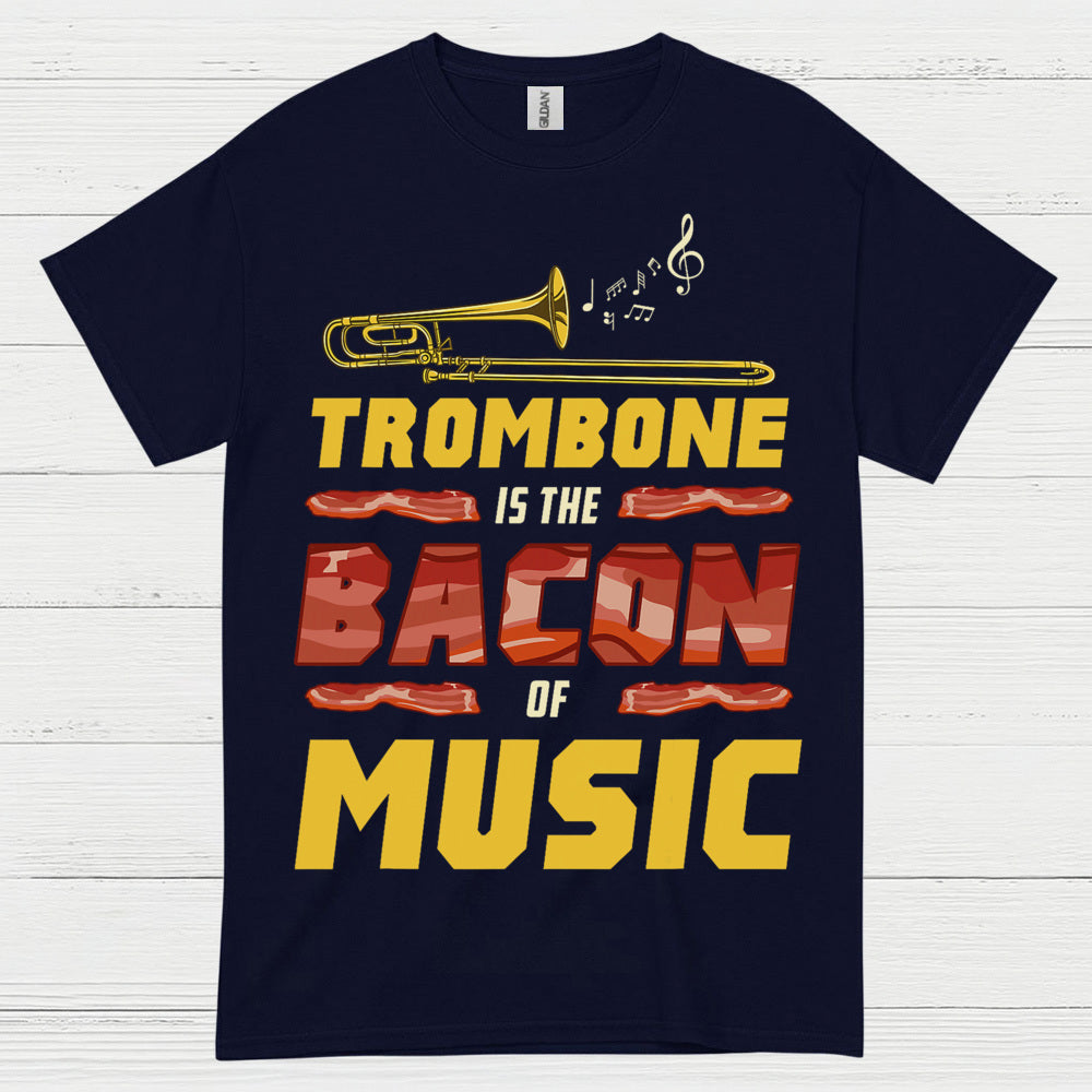 Trombone Bacon Music T Shirt