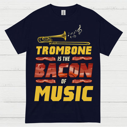 Trombone Bacon Music T Shirt