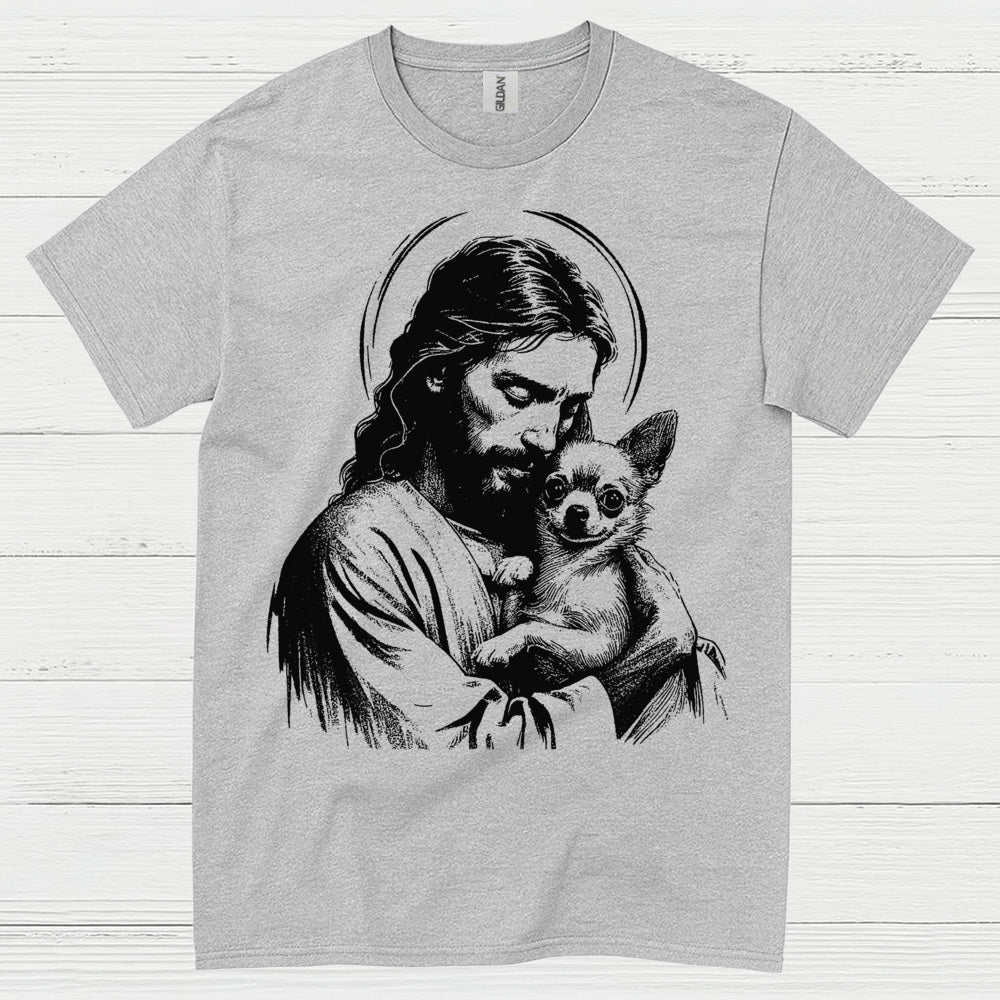 Jesus Loves Dogs Christian Faith T Shirt