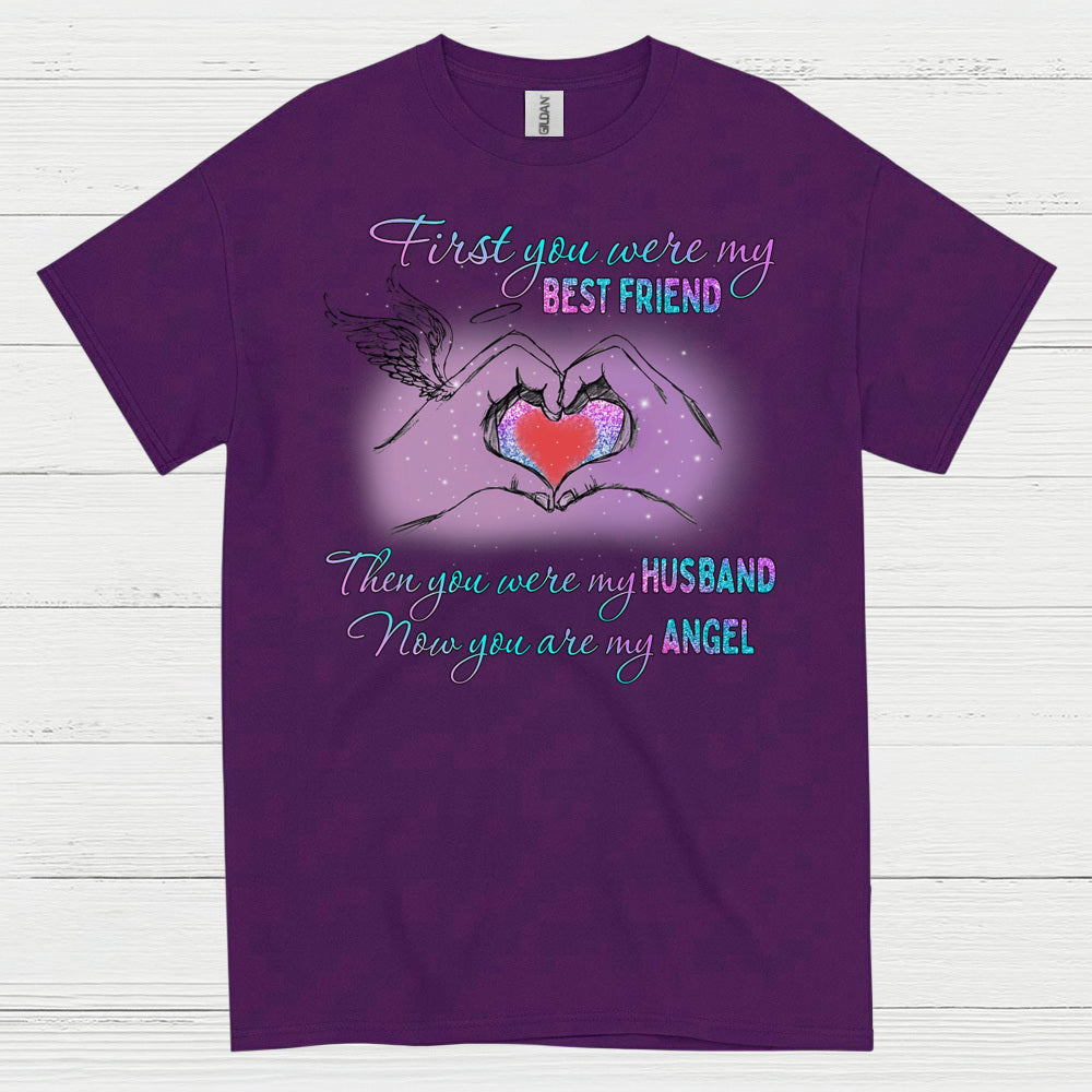 My Husband My Angel Memorial T Shirt