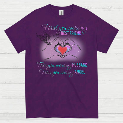 My Husband My Angel Memorial T Shirt