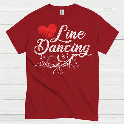 Love Line Dancing Country T Shirt