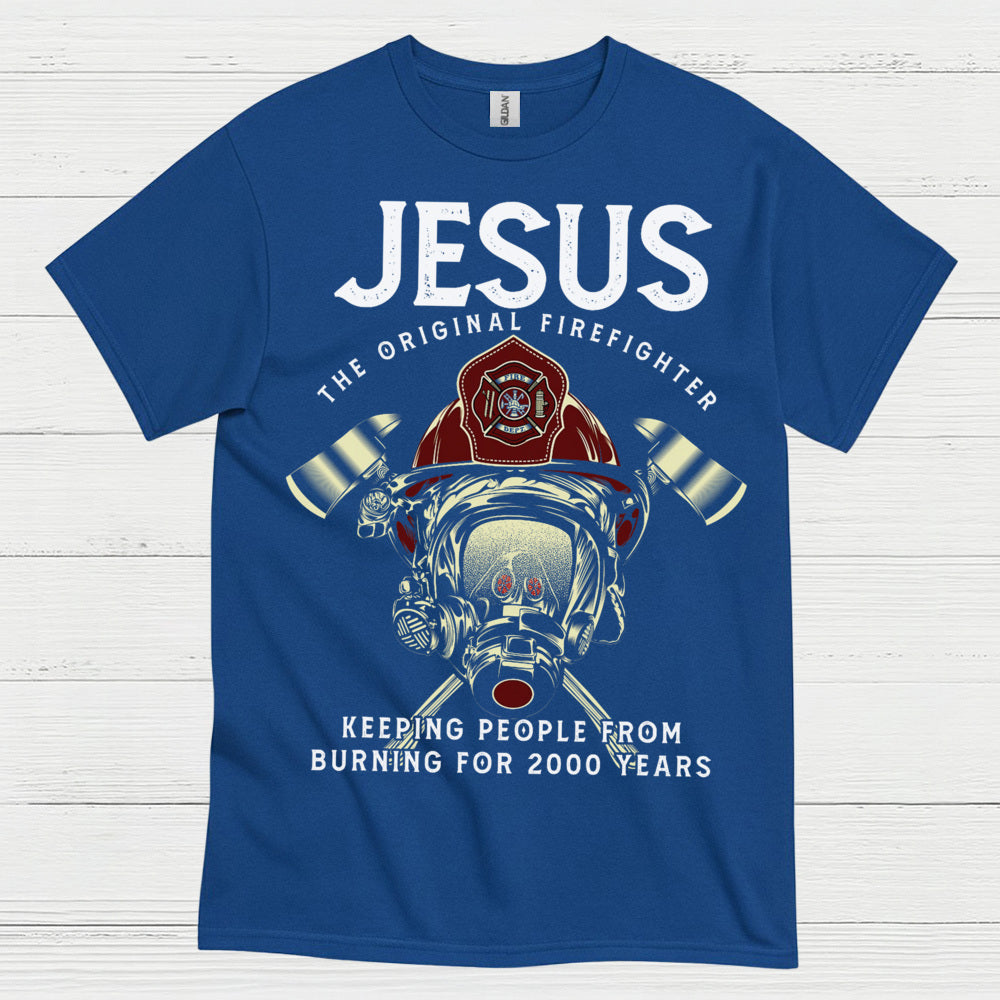 Jesus Saves Firefighters Serve T-Shirt