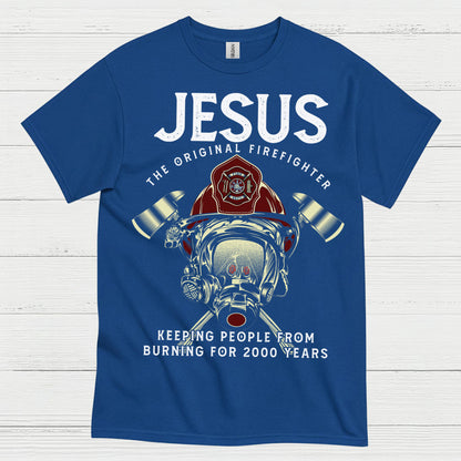 Jesus Saves Firefighters Serve T-Shirt
