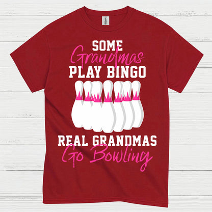 Real Grandmas Go Bowling Funny T Shirt