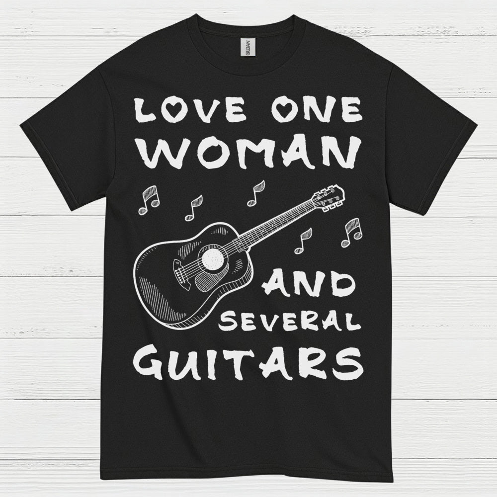 Love One Woman Guitar T Shirt