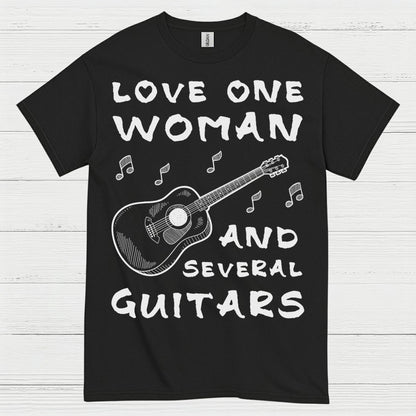 Love One Woman Guitar T Shirt