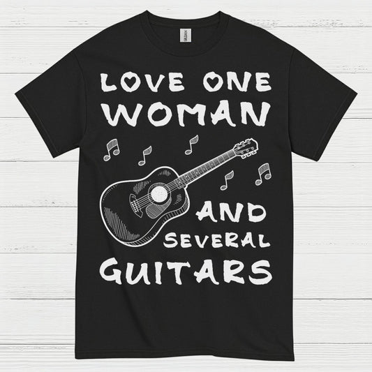 Love One Woman Guitar T Shirt