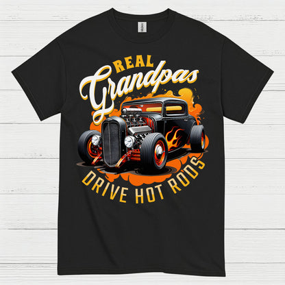 Real Grandpas Drive Hot Rods T Shirt