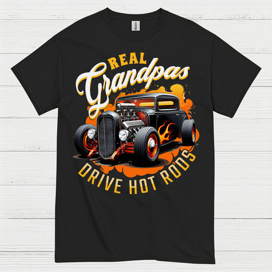 Real Grandpas Drive Hot Rods T Shirt