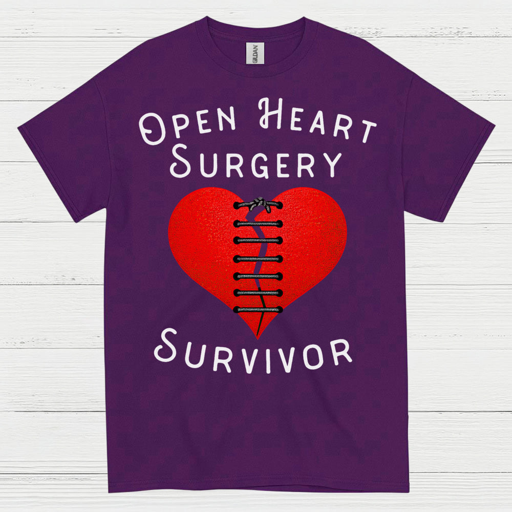 Open Heart Surgery Survivor T Shirt