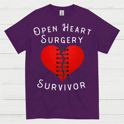 Open Heart Surgery Survivor T Shirt