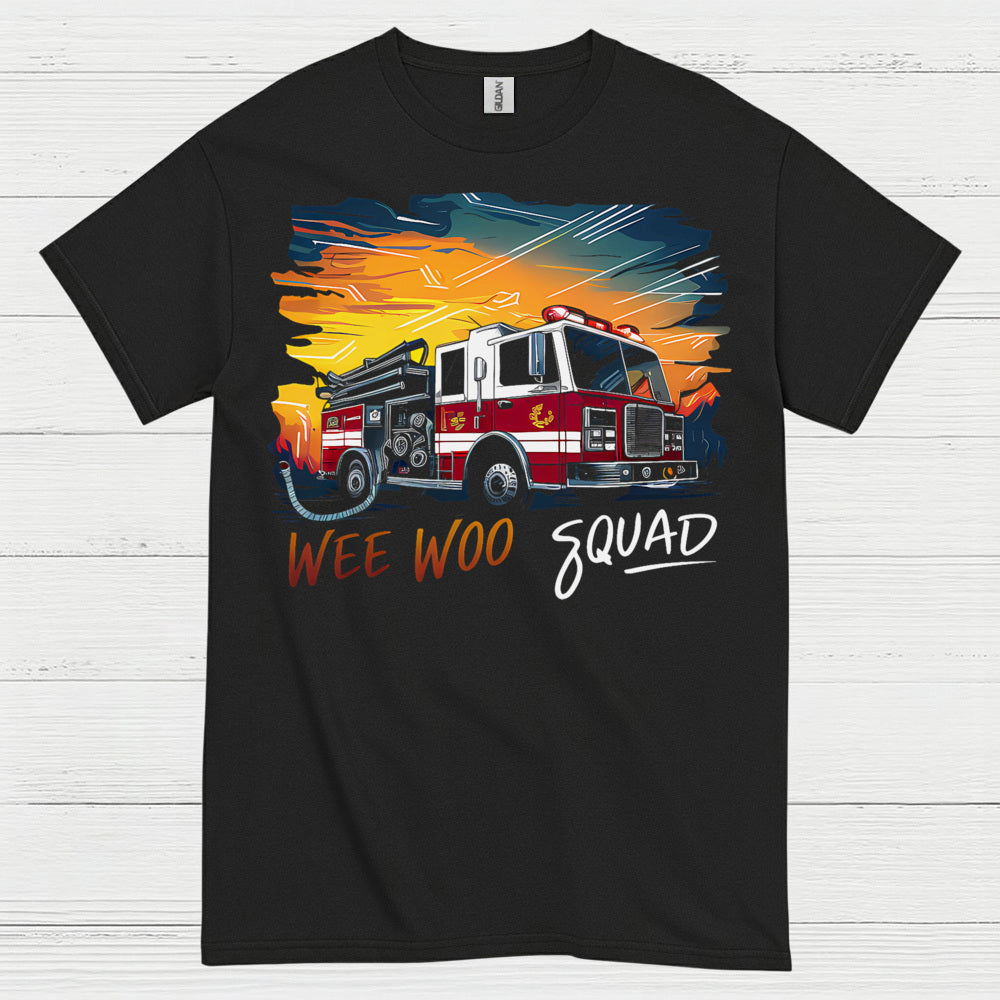 Wee Woo Squad Firefighter T Shirt