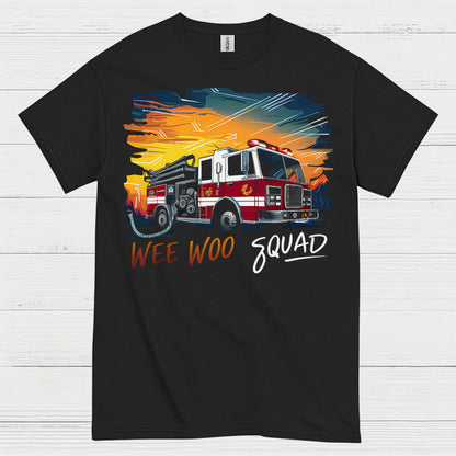Wee Woo Squad Firefighter T Shirt