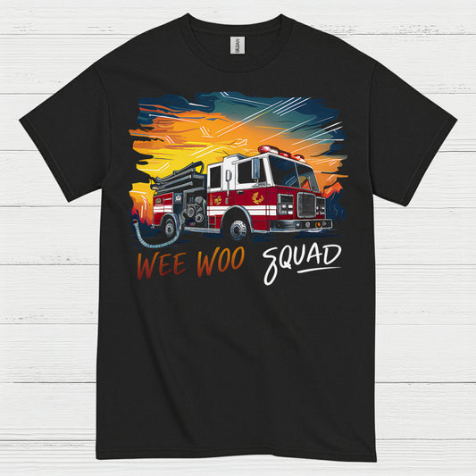 Wee Woo Squad Firefighter T Shirt