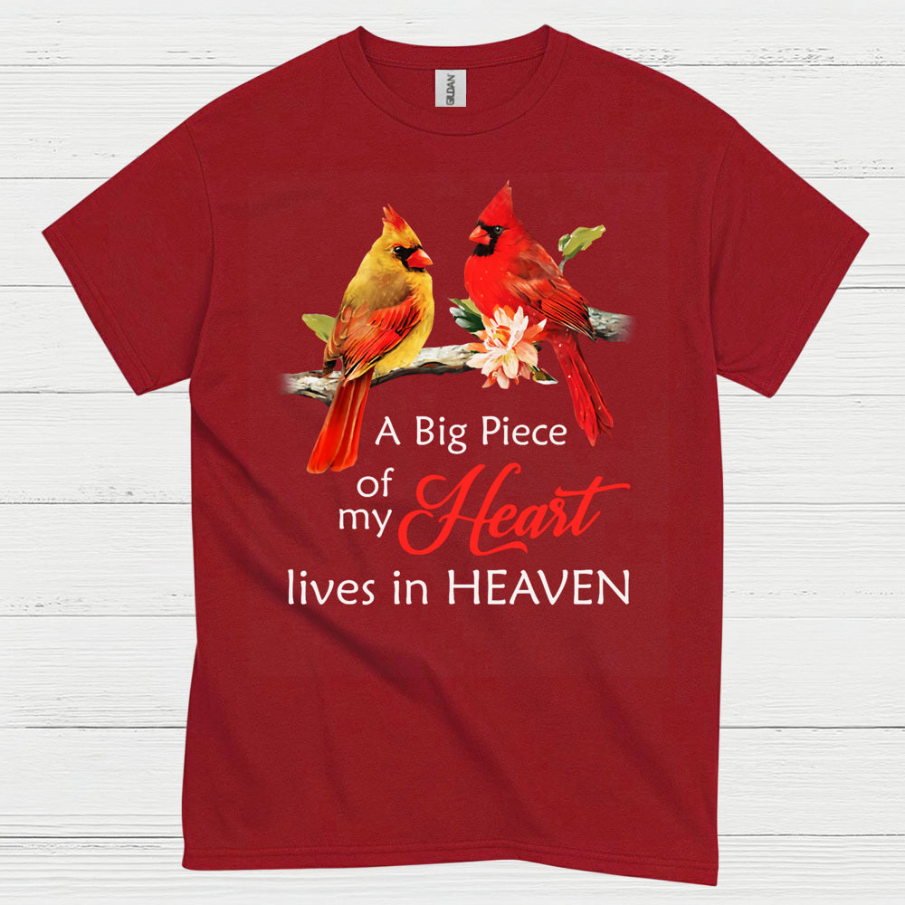 A Big Piece Of My Heart Lives In Heaven T Shirt