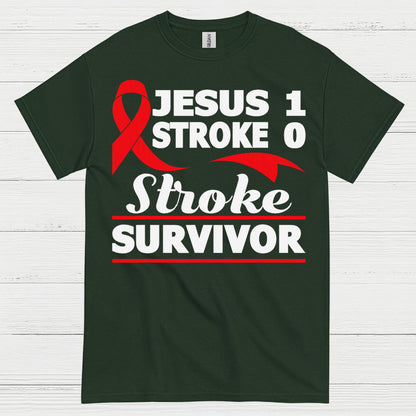 Jesus Stroke Survivor Faith Strength T Shirt