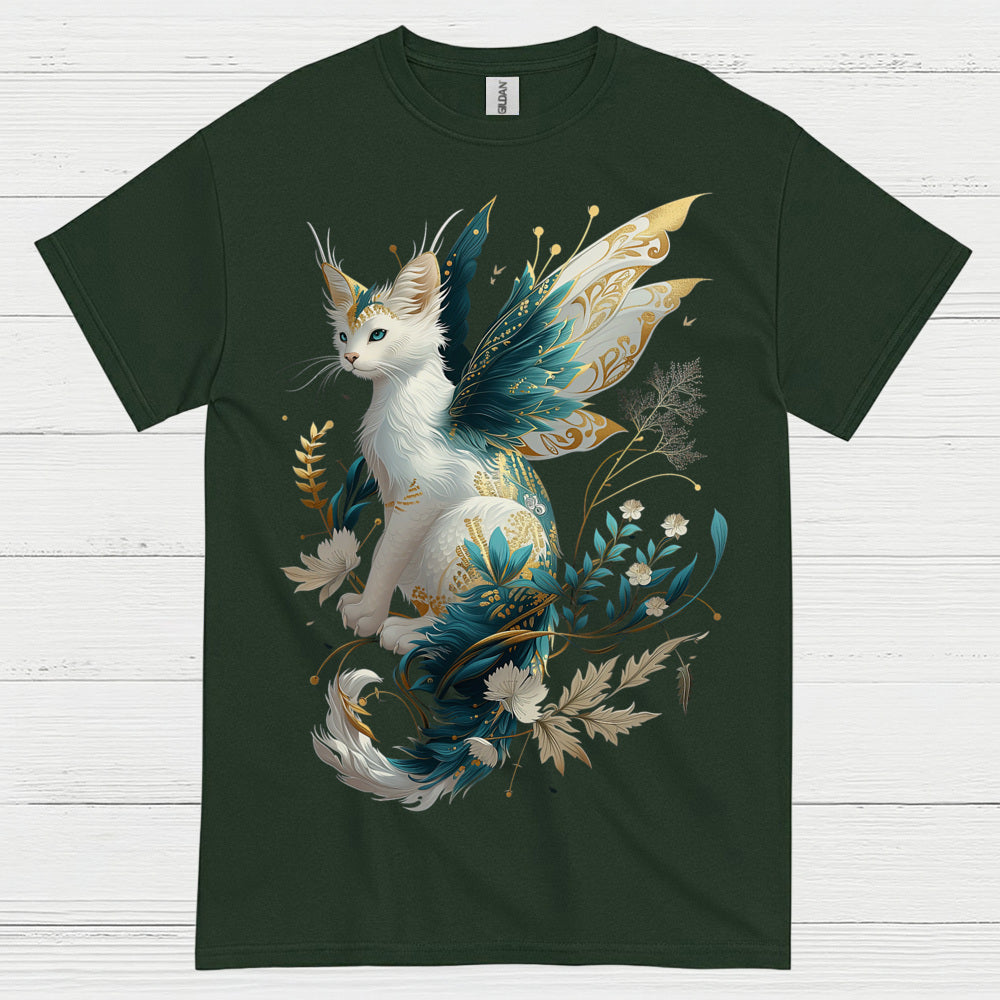 Fairy Cat Fantasy Art T Shirt