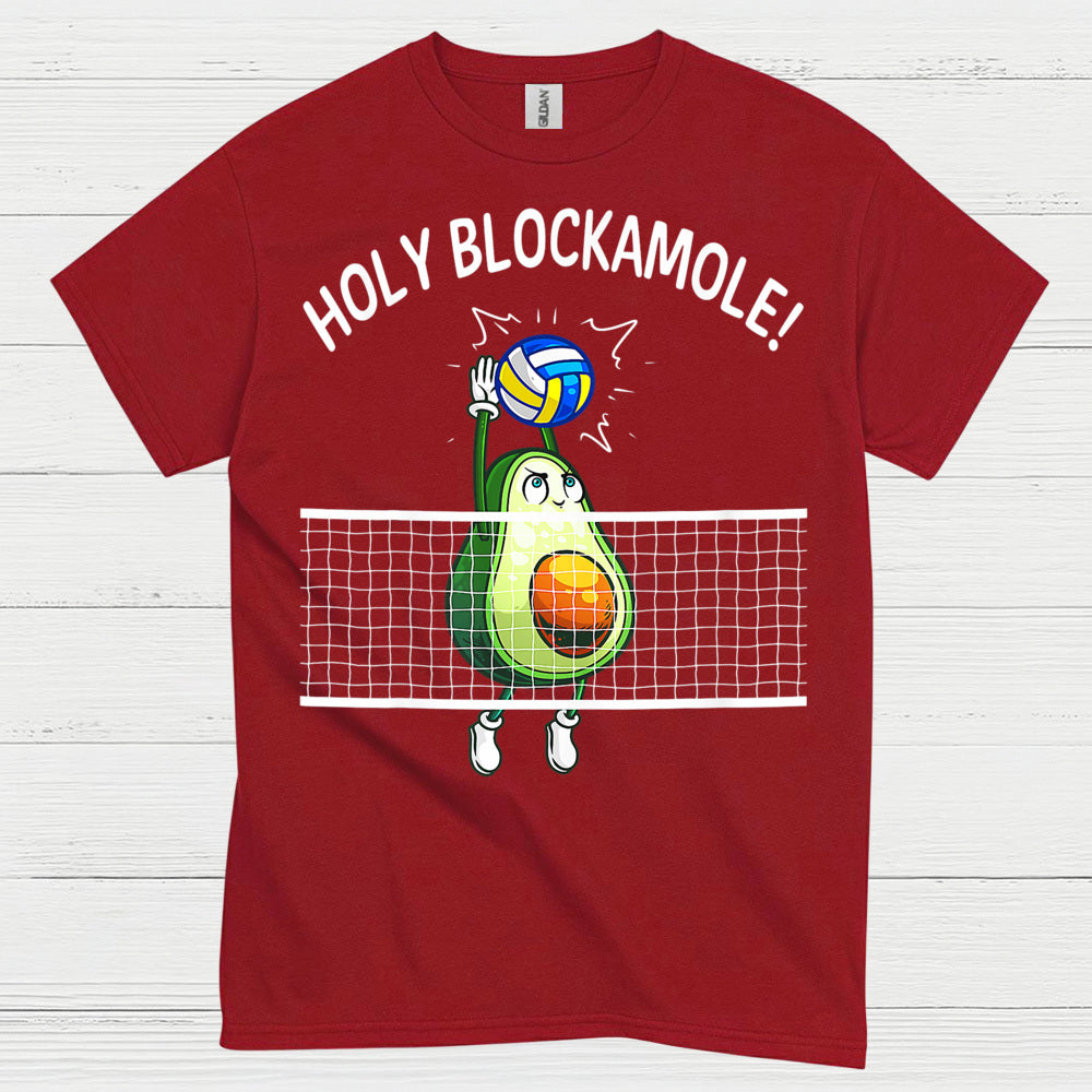 Holy Blockamole Volleyball Humor T Shirt