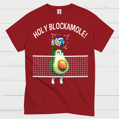 Holy Blockamole Volleyball Humor T Shirt