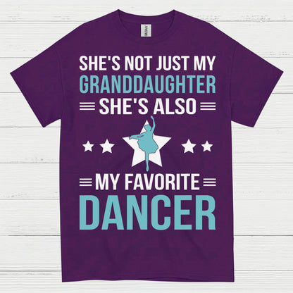 Favorite Granddaughter Dancer Family T Shirt