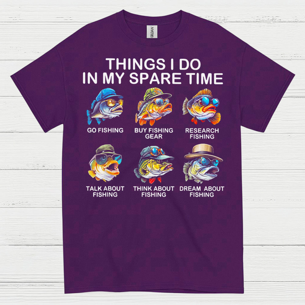 Things I Do Fishing T Shirt