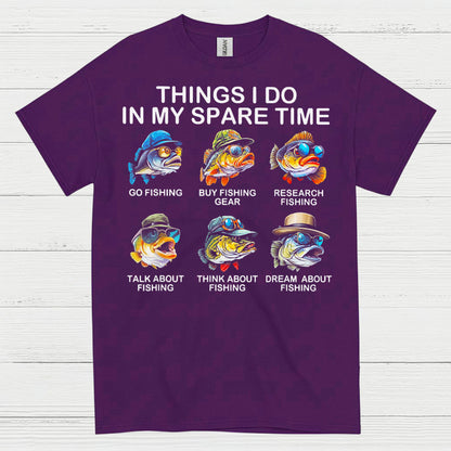 Things I Do Fishing T Shirt