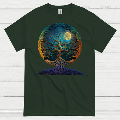 Tree Of Life Moon Art T Shirt