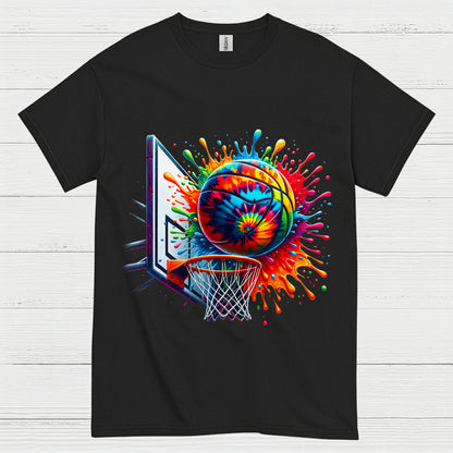Color Splash Basketball Art T Shirt