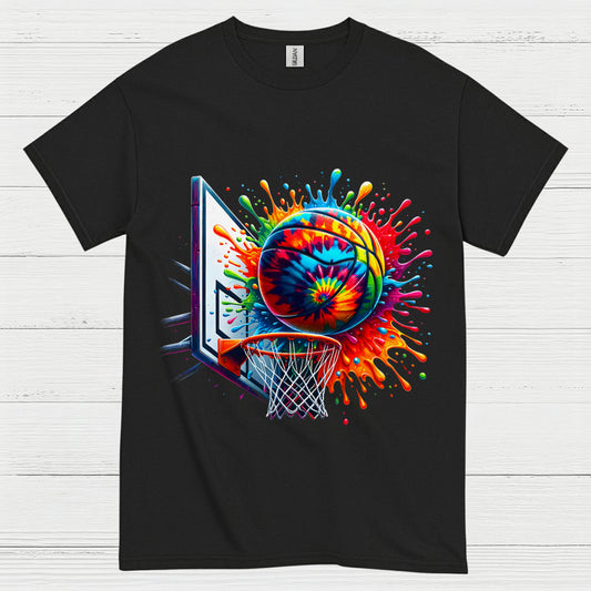 Color Splash Basketball Art T Shirt