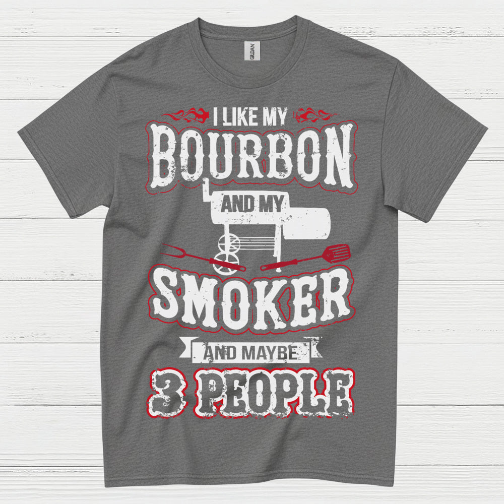 Bourbon Smoker Funny BBQ T Shirt