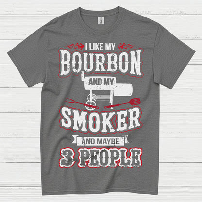 Bourbon Smoker Funny BBQ T Shirt