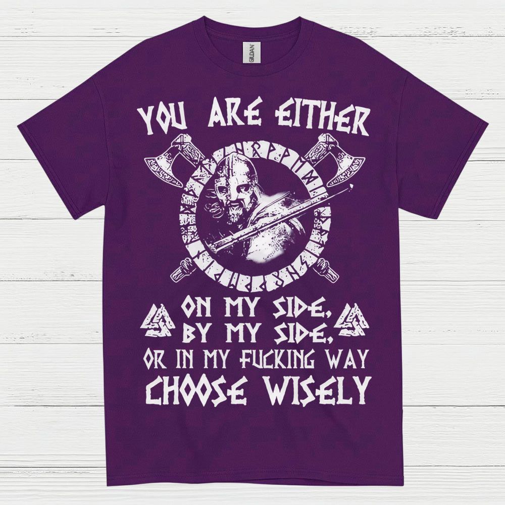 Choose Wisely Viking Warrior T Shirt