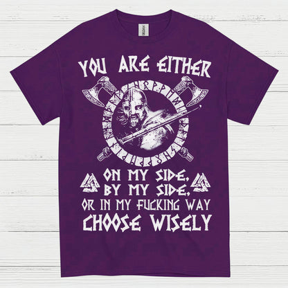 Choose Wisely Viking Warrior T Shirt
