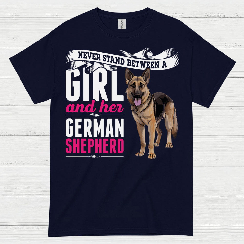Never Stand Girl Shepherd T Shirt